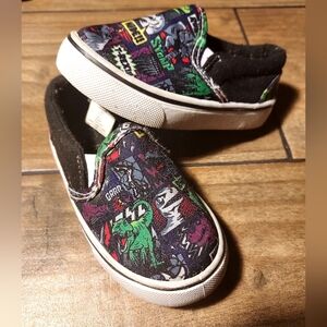 Toddler Dinosaur Slip-Ons / Canvas Shoes